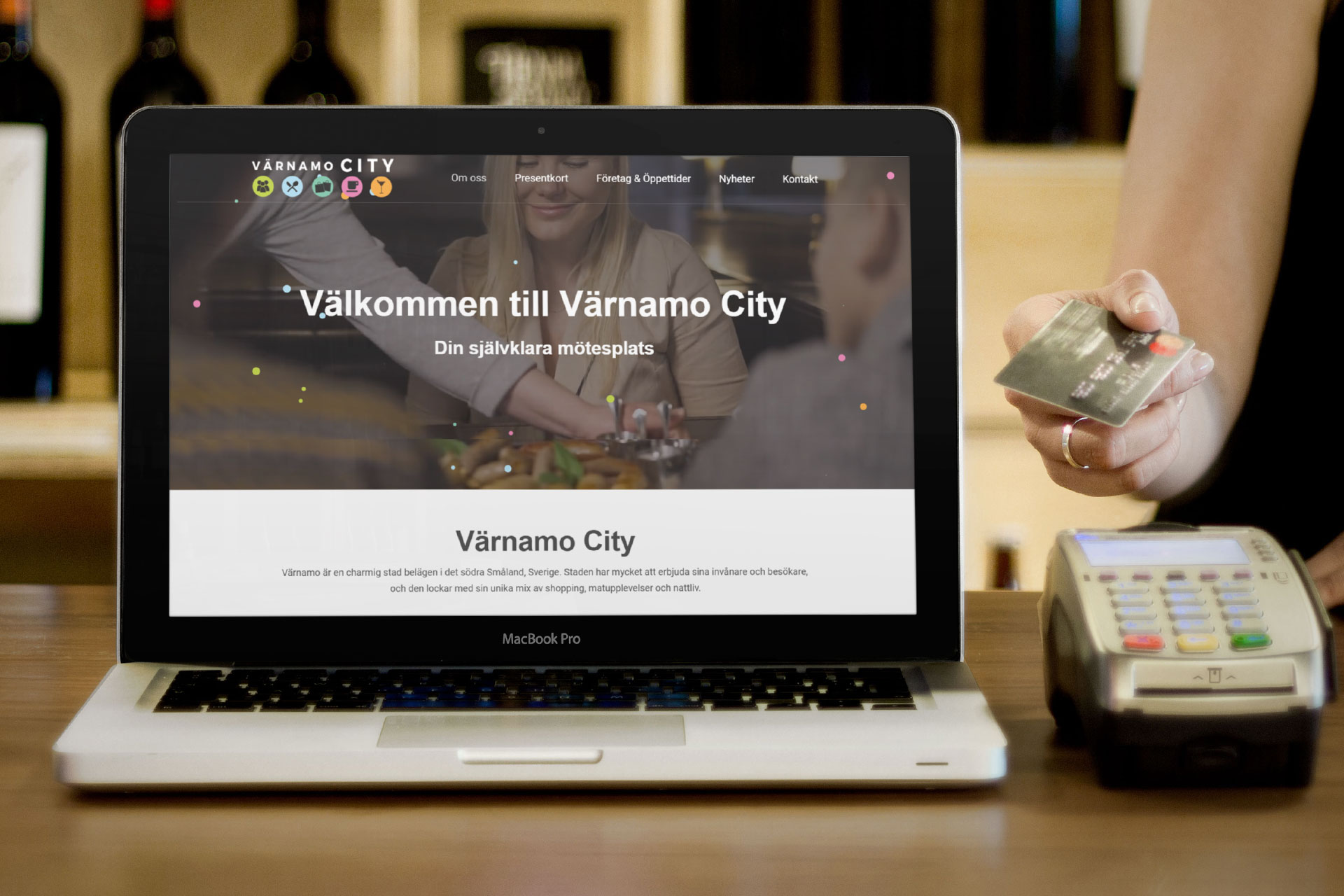 Ny framtagen hemsida i WordPress åt Värnamo City