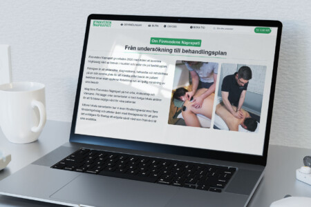 Finnveden Naprapati får ny webbplats och E-handelssystem
