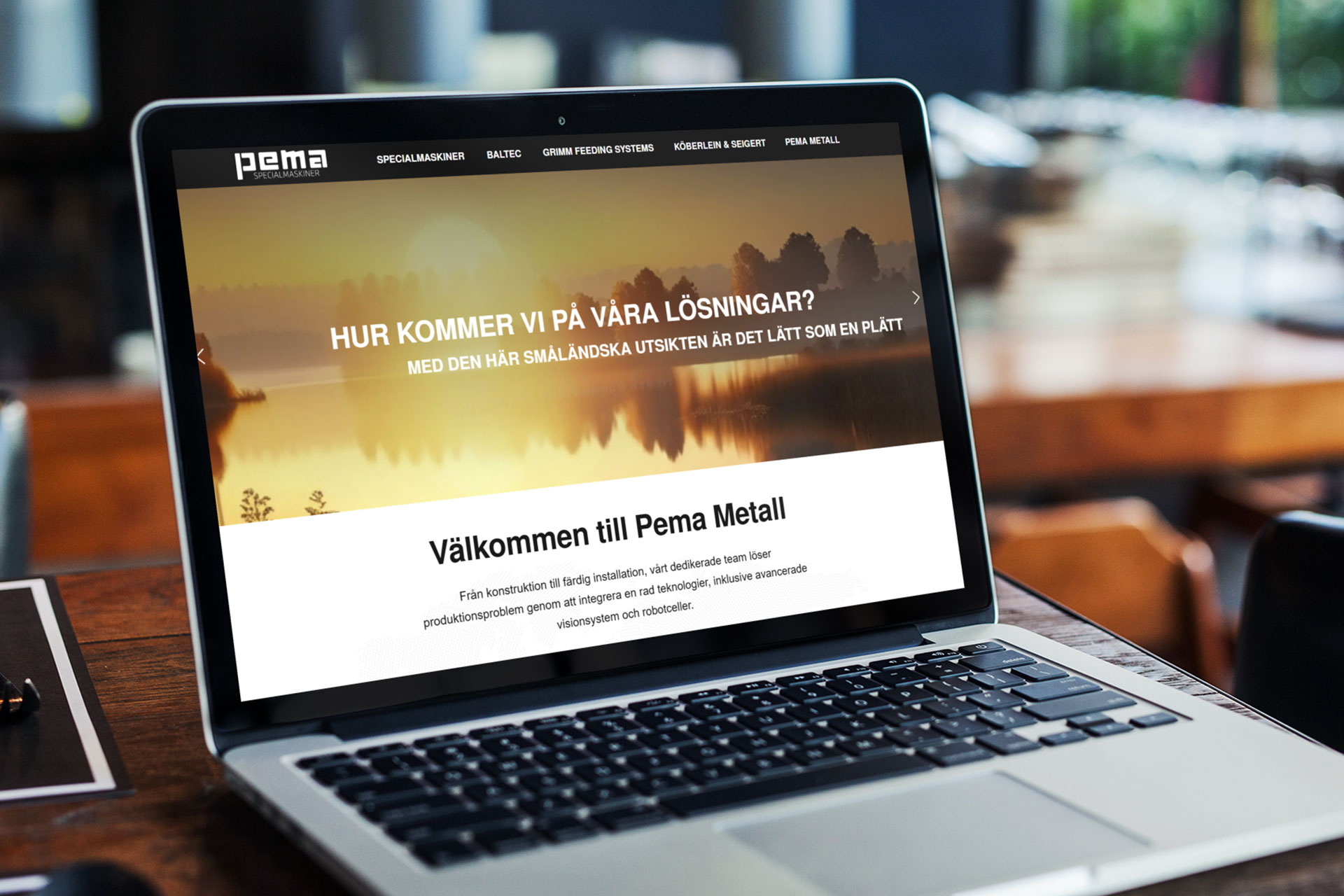Teknik med precision – ny hemsida för Pema Metall