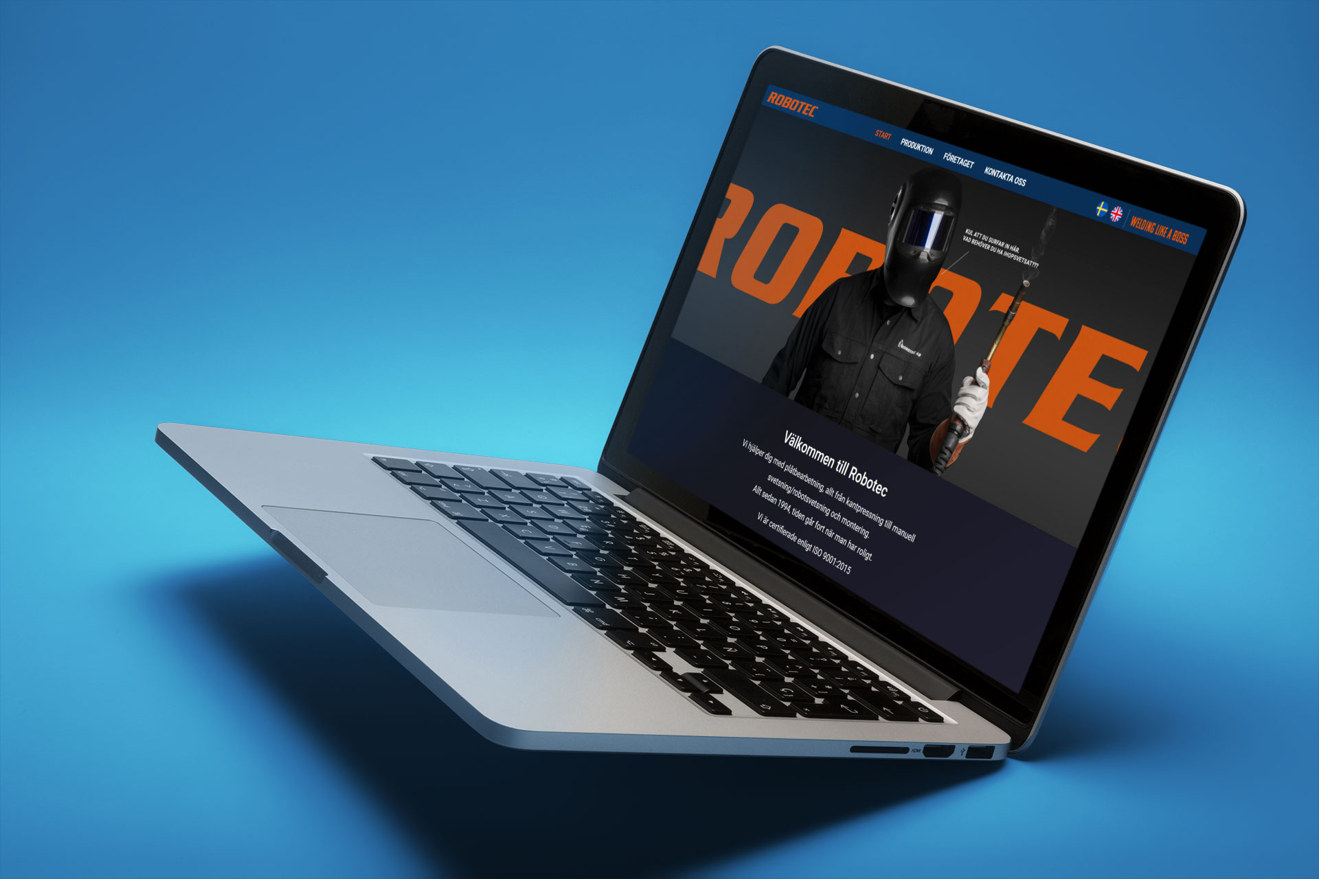Robotec ny hemsida i WordPress