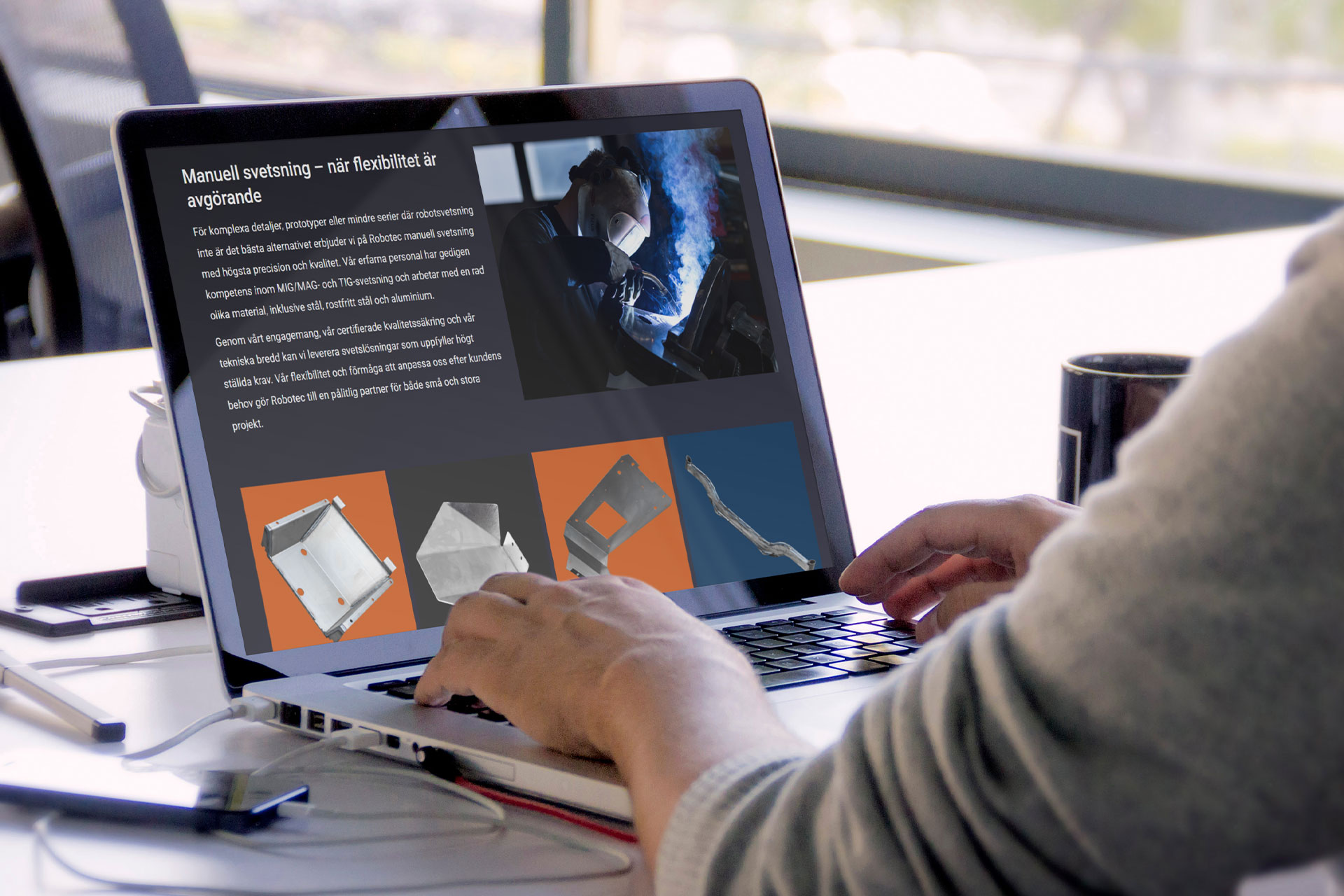 Robotec ny hemsida i WordPress