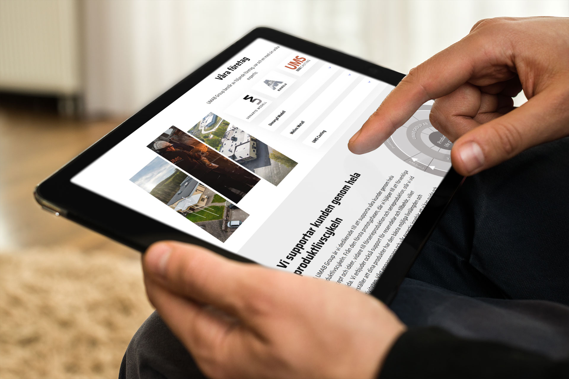 Umabgroup får ny hemsida